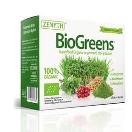 BioGreens SuperFood Organic cu germeni, alge si lastari Zenyth - - Roveli
