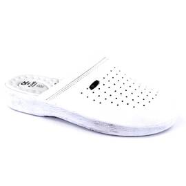 Saboti medicali , pentru barbati, usori si confortabili A1600-WHITE - - Roveli