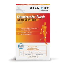 Supliment pentru articulatii Chondrosteo FLASH - Granions Franta - - Roveli