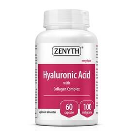 Acid Hyaluronic cu Collagen Complex – 60 capsule – Zenyth - - Roveli