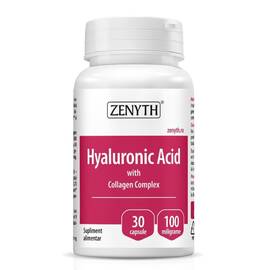 ​Acid Hyaluronic cu Collagen Complex – 30 capsule – Zenyth - - Roveli