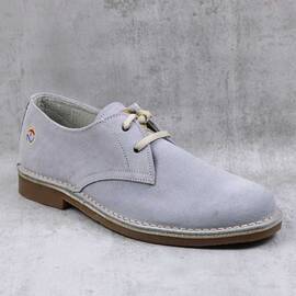 Pantofi cu talpa cusuta, pentru barbati , din piele naturala 3096-GRI4 - - Roveli