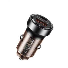 Incarcator auto rapid REMAX RCC338, PD+QC, 1 port USB-C, 1 port USB-A - - Roveli