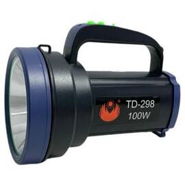 Lanterna TD-3500 cu LED 100 W, acumulator integrat, Culoare (tm): negru - - Roveli
