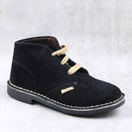 Ghete usoare , pentru copii , din piele naturala , cu talpa cusuta 445-NEGRU/3 - - Roveli