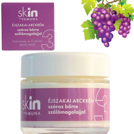 YAMUNA skIN – Crema de noapte cu Samburi de Struguri pentru ten uscat - - Roveli