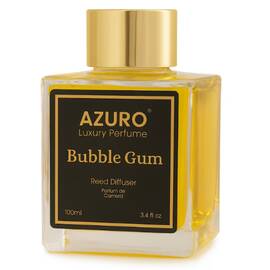 Odorizant camera Azuro Bubble Gum, difuzor cu betisoare, 100 ml - - Roveli