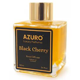 Odorizant camera Azuro Black Cherry, difuzor cu betisoare, 100 ml - - Roveli