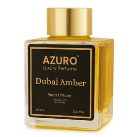 Odorizant camera Azuro Dubai Amber, difuzor cu betisoare, 100 ml - - Roveli