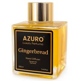 Odorizant camera Azuro Gingerbread, difuzor cu betisoare, 100 ml - - Roveli