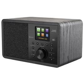 Internet radio JVC RA-E814B, 5W RMS, tuner DAB+/FM, Bluetooth, ecran color 2,4 inch, negru - - Roveli
