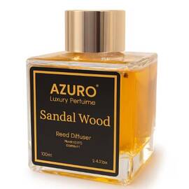 Odorizant camera Azuro Sandal Wood, difuzor cu betisoare, 100 ml - - Roveli