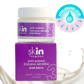 YAMUNA skIN – Crema de noapte cu Acid Hyaluronic pentru ten matur - - Roveli