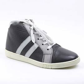 ​Ghete sport, de dama , captusite, din piele naturala  3197-GRI/ALB/D, Marime (12): 36** - - Roveli