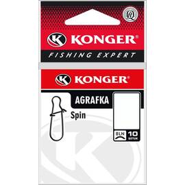 Agrafa Konger Spin Snap 6004 BLN (10buc/plic) - - Roveli