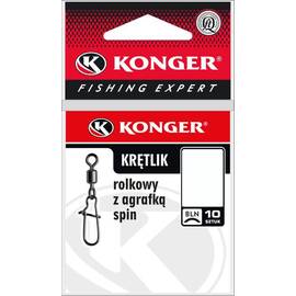 Agrafa Konger Fastlock cu vartej 2022BLN (10buc/plic) - - Roveli