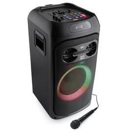 Sistem audio portabil JVC XS-EP514B, 150W (RMS), Acumulator 11.1 V/4 Ah (16 h), Bluetooth, USB, Radio FM, Microfon, AUX IN, Intrare chitara - - Roveli