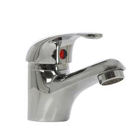 Baterie baie pentru lavoar DacEnergy©, material alama, montaj stativ, monocomanda, maner plin, finisaj cromat - - Roveli