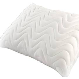 Perna DacEnergy©, realizata din 50% bumbac si 50% poliester, umplutura din silicon, 50 x 70 cm, alba - - Roveli