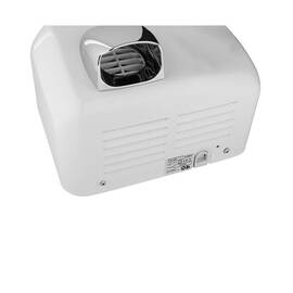 Uscator de maini DacEnergy©, realizat din otel, 2000 W, cap mobil, alb, 22x28x21 cm - - Roveli