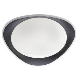 Plafoniera LED Smarter, structura din metal si acril, 24W, 1365lm, lumina neutra, negru si alb - - Roveli