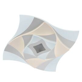 Plafoniera LED Smarter, realizat din metal si acril, putere de 62W, flux luminos de 6010 lumeni, lumina calda/neutra/rece, telecomanda - - Roveli
