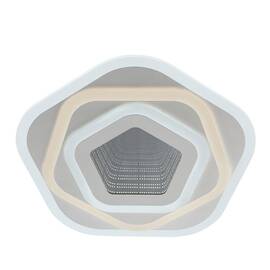 Plafoniera LED Smarter, realizat din metal si acril, puterea de 75W, flux luminos de 7238 lumeni, lumina calda/neutra/rece, telecomanda, dimabila - - Roveli