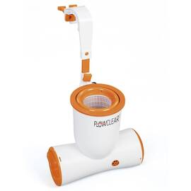 ​Skimmer cu pompa Bestway, capacitate de 2574 l, pentru adunarea si eliminarea resturilor de la suprafata piscinei si filtrare apei - - Roveli