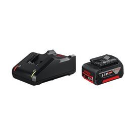 Kit acumulator si incarcator Bosch, Li-ion, 18V, capacitate de incarcare de 4 Ah - - Roveli