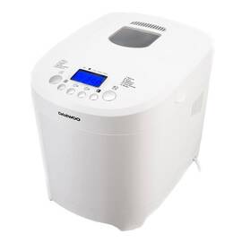 ​Masina de paine Daewoo, 600 W, 0.9 kg, 12 programe, ecran LCD iluminat, timer, 2 nivele de rumenire, alba - - Roveli