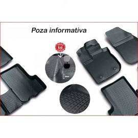 Set covorase profesionale cauciuc stil tavita culoare negru dedicate Kia Sorento 2009-2012 - - Roveli