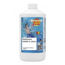 Stabilizator metale si calcar Summer Fun, pentru apa piscina, eliminarea calcarului si metalelor din apa - - Roveli