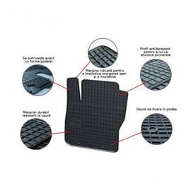 Set covorase profesionale cauciuc culoare negru dedicate KIA SORENTO II dupa 2009-> - - Roveli
