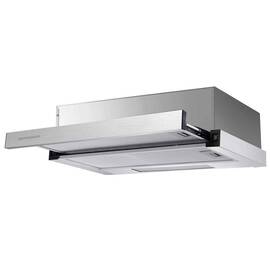Hota incorporabila, din otel inoxidabil, iluminat Led, buton de control, 2 trepte de viteza, 200 mc/h, 80 W, 60 cm - - Roveli