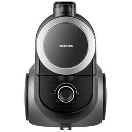 Aspirator Toshiba, fara sac, aspiratie uscata, sistem ciclon, filtru Hepa, 1,8 l, 700 W, tub telescopic, negru - - Roveli
