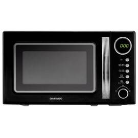 Cuptor cu microunde, timer, decongelare, blocare acces copii, 8 programe predefinite, afisare ceas, 10 nivele de putere, 20 litri, 700 W, 25.9 x 44 x 36 cm, negru - - Roveli