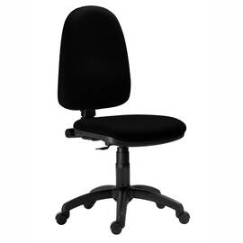 Scaun DacEnergy©, rotativ, ergonomic, reglabil pe inaltime, dimensiuni 115x47x57 cm, tapiterie din stofa, culoare negru - - Roveli