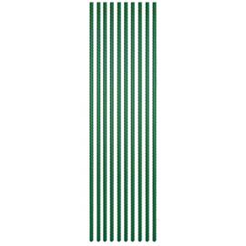 ​Set suport pentru plante, miezul de otel, invelisul din PE, inaltimea 120 cm, cu margini care faciliteaza atasarea unei sfori, 10 bucati, verde - - Roveli