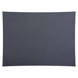 Panza parasolar, pentru terasa, balcon, gradina, material PE tesut dens de 180 g/m², rezistent la apa, cu 4 snururi de prindere, forma dreptunghiulara, 400 x 300 cm, gri - - Roveli