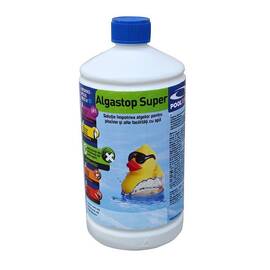 ​Algicid lichid Algastop Super, pentru piscina, tratarea apei, biocid, dezinfectant, 1 L - - Roveli