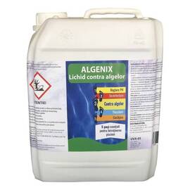 Lichid contra algelor Algenix, produs pentru tratarea apei, biocid, dezinfectant, 5 L - - Roveli