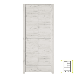 Dulap typ 20, alb craft, ANGEL - - Roveli