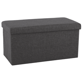 Taburet pliabil, material gri, ORELIA - - Roveli