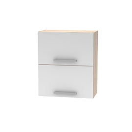 Cabinet superior batant 2DV, stejar sonoma/alb, NOVA PLUS NOPL-008-VH - - Roveli