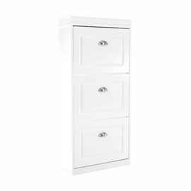 Pantofar, 3 compartimente, alb, SEBER TYP 2 - - Roveli
