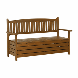 Bancă de grădină, maro, 150cm, AMULA - - Roveli