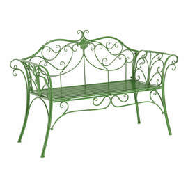 Bancă de grădină, verde, ETELIA - - Roveli