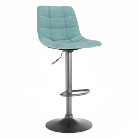 Scaun de bar, mentol / negru, LAHELA - - Roveli