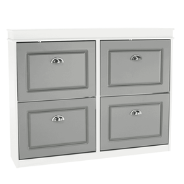 Pantofar, 2 compartimente, gri/alb, SEBER TYP 5 - - Roveli