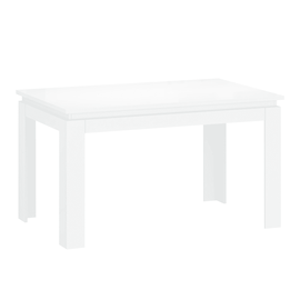 Masă pliabilă, alb, 135-184x86 cm, LINDY - - Roveli
